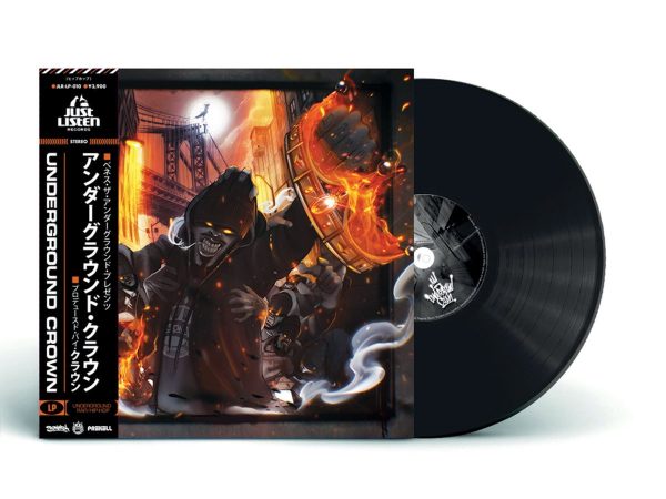 Underground Crown - Grim Reaperz cover+vinyl+obi