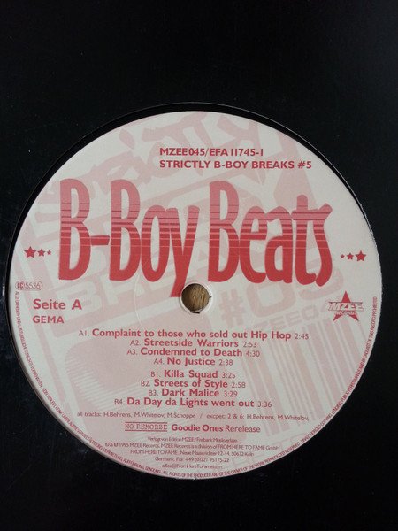 No Remorze – B-Boy Beats