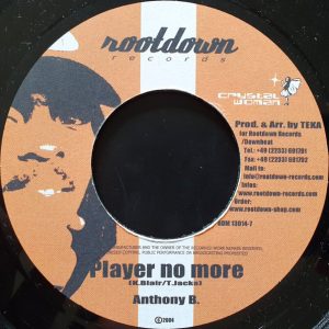 Anthony B – Player No More